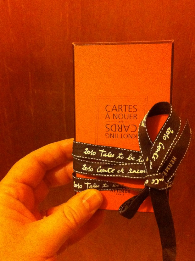 hermes knotting cards