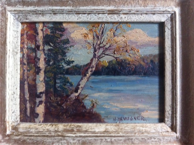 HW Wagner oil painting 