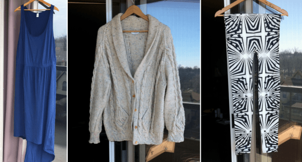 Old Navy Dress, Cardigan, graphic leggings