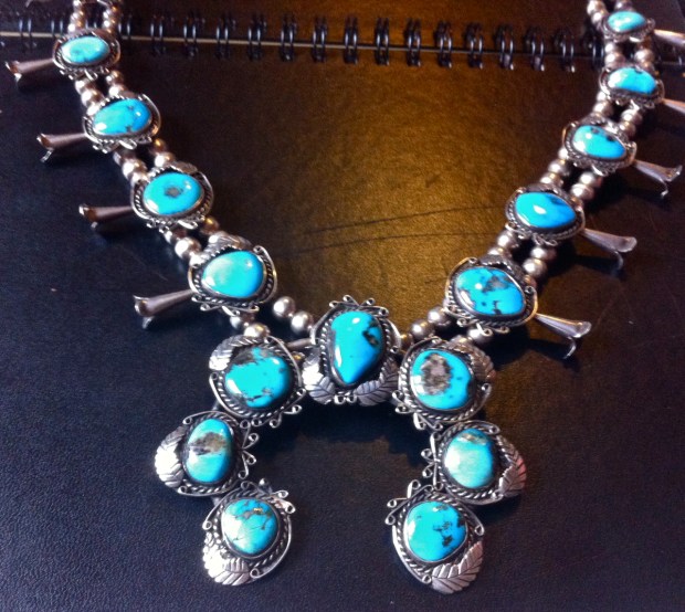 turquoise squashblossom