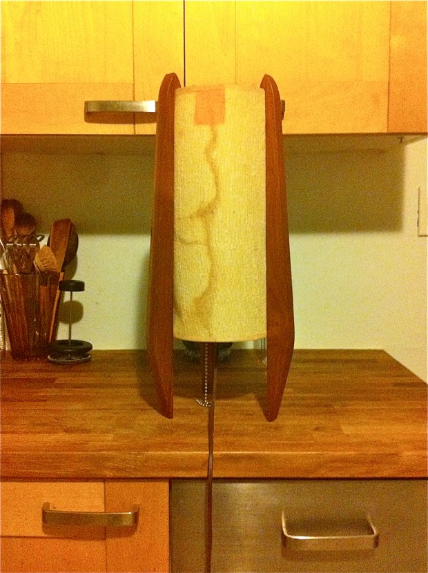 rocket lamp makeover