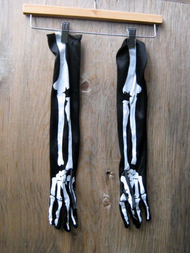 skeleton gloves