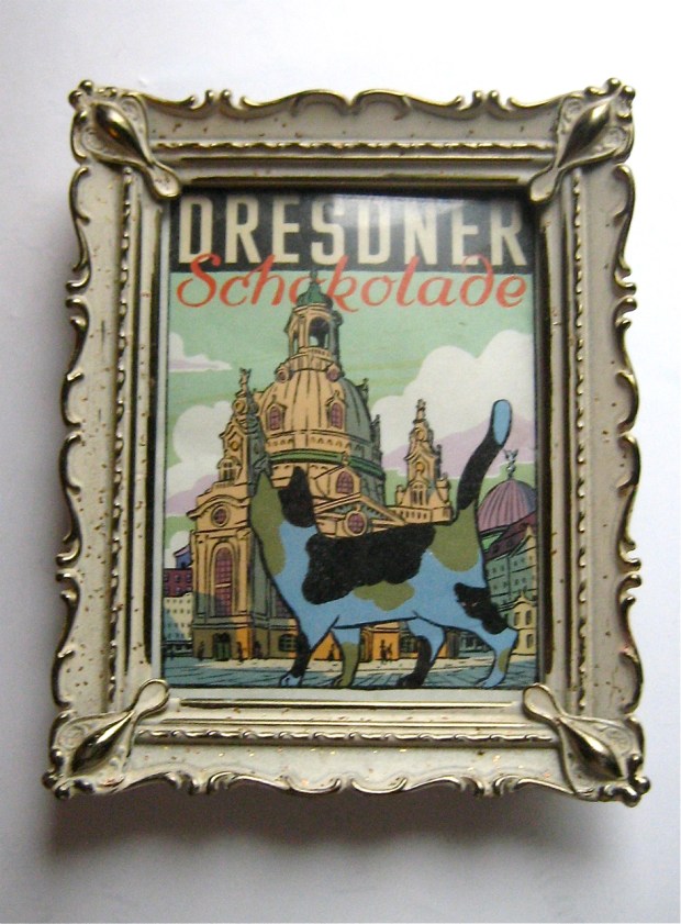 dresdner chocolate label