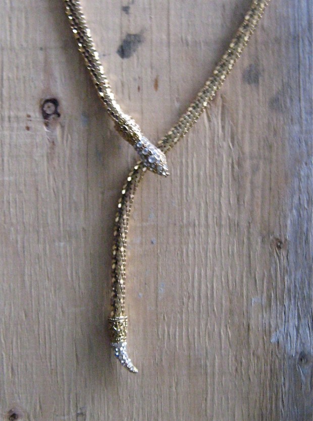 snake belt necklace