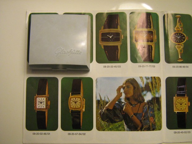 glashütte GUB Ladies Watch Catalogue from the 1970s