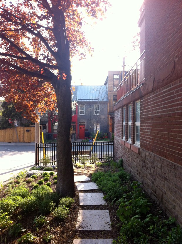 pretty view of house