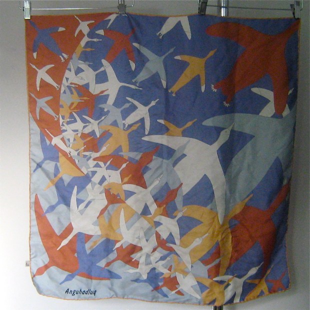 Luke anguhadluq silk scarf