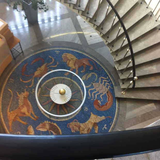 omega museum stairwell