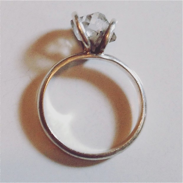 herkimer diamond ring