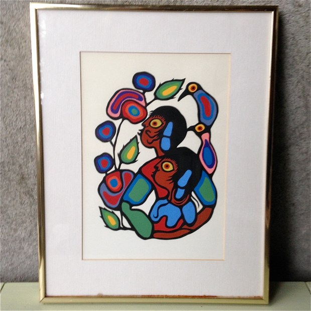 norval Morrisseau cosmic Child 1 Serigraph